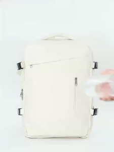 กระเป๋าเป้สะพายหลังเดินทางสำหรับผู้หญิง 35L [USB PORT] กระเป๋าเป้สะพายหลังขนาดใหญ่ กระเป๋าเป้กันน้ำ