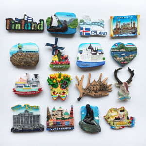 Magnet Kẹp Tủ Lạnh 3D Đồ Trang Trí Nhà Phong Cách Khác Trung Quốc Sản Xuất Trang Trí Đồ Họa Cảnh Vật