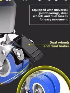 Universal Washing Machine Stand Rack Mobile Wave Drum Retainer Wheel Shock Absorption Anti-slip Metal Storage Organizer