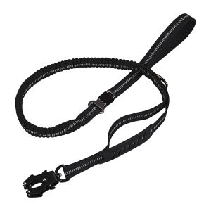 HamshMoc 2 In 1 Dog Leash High Stretch Strong Pet Lead Rope Multifunctional Car Seat Belt With Comfort Handle For Medium Large Dogs Outdoor Accessories