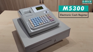 Effice Depot - Valuescan M5300 Electronic Cash Register / M-5300 M-500Casher Machine M 5300 M 500Money Drawer Groceries Mesin Wang Runcit