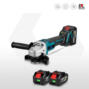 ลูกหมูเครื่องขัดมุมไร้สาย M14ลูกหมูไร้แปรงถ่านขนาด125มม. เครื่องมือการขัดการตัดแบบมือถือ3rd การควบคุมความเร็วสำหรับแบตเตอรี่ Makita 18V