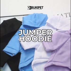 Baju Kucing Laki-laki / Baju Kucing Cewek / Perlengkapan Kucing Lucu Muurah 5 Ribu / Kaos Kucing / Baju Anjing Custome Nama - Bukipet Jumper Hoodie