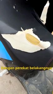 Stiker Tempelan Sofa Sobek Kulit Jok Motor Robek Tambal Kursi Bangku Berlobang Serbaguna Sudah ada lem perekat