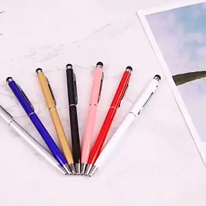 Stylus Pen 2IN1 Ballpoint/Pulpen Smartphone Touch Screen Pena Sensitive AH027 - LPM