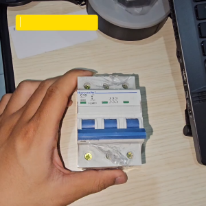 MCB HANNOCHS MCB 3 Pas 3 Phase 3P 6KA  10A ampere Terminal Kuningan Asli