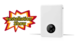 TIXX Water Heater 6000W 24H Hot Water Instant Heating Touch Screen Prevent Dry Burning Convenient and practical Continuous High Flow