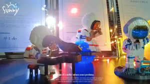 Astronaut Building Block Cartoon DIY Micro 3D Small Block Toy Angkasawan Blok Bangunan Kartun DIY Micro 3D