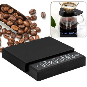 Winnereco เครื่องชั่งกาแฟดิจิตอล 0.1G ความแม่นยำสูงความแม่นยำในการชาร์จกาแฟ USB เซ็นเซอร์สัมผัสบ้านบาริสต้า