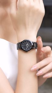 Sunlifex Jam Tangan Wanita Kasual Olahraga Elegan dan Sederhana Tali Paduan Jam Tangan Cewek 9107