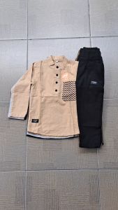 KSM Baju Muslim Setelan Koko Lengan Panjang Kasual Anak Cowok Laki-Laki 2-10 Tahun ACS
