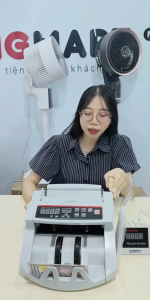 Máy đếm tiền BM2108UV đếm chính xác số tờ chia tiền nhỏ gọn BH12 tháng