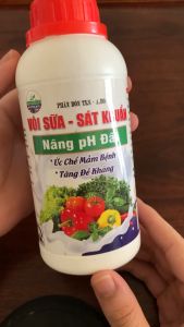 VÔI SỮA SÁT KHUẨN Nâng pH Đất Hạ Phèn Nhanh Ức Chế Mầm Bệnh Cải Tạo Đất 500ml