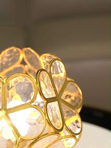 Ceiling Lights Modern Design Crystal Petal Ceiling Lamp Nordic Simple Creativity Bedroom Lights Ceiling for Entrance Corridor Living Room Bedroom Dining Room Kitchen Cafe Balcony Decorative Lighting