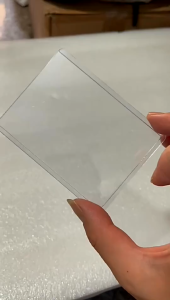 OutingSG® 35PT Clear Rigid Toploaders PVC Card Protector for Trading Cards Kpop Photocards