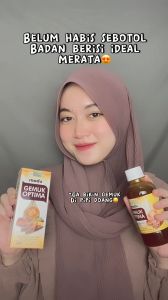 Paket 2 Botol Madu Gemuk Badan Optima Bio Gold 280gr - Madu Gemuk Pilihan Keluarga Sehat
