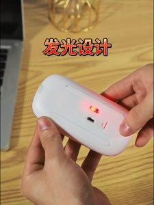 LED Wireless Mouse Slim Silent Mouse 2.4G Rechargeable Wireless Computer Mouse Wireless Mouse for MacBook Laptop For  iPad table Chromebook