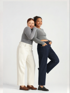 HIPPIE MISS | White Plus Size Stretch Denim Jeans