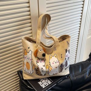 JIFANPAUL | Trendy Lazy Style Large Capacity Canvas Bag