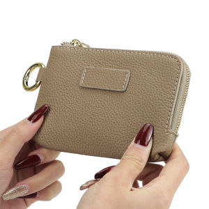 Thông Minh Vua xu Ví cho Nữ da bò thật thời trang mỏng đồ đựng thẻ nhỏ túi lưu trữ cô gái ví tiền lẻ Ví 1542
