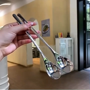 Thìa inox cán dài Chockmen Đức inox 316 cao cấp đẹp sang trọng an tâm sức khỏe muỗng inox thìa cafe thìa khuấy đảo 304
