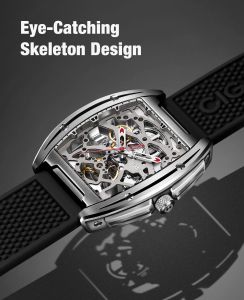 CIGA Design Xijia Z series sharp fully hollow barrel mechanical watch mens watch high-end gift box for boyfriend