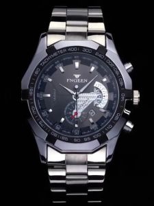 FNGEEN S001 Jam Tangan Pria Anti Air Original 100% Stainless Steel Olahraga Luxury Quartz Watch