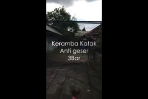 Keramba Ikan kotak waring jaring RK Premium Triple Track 3 bar ukuran 3x3x2