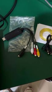 USB Audio Video Capture Card Adapter with USB Cable USB 2.0 to RCA Video Capture Converter For TV DVD VHS Capture Device