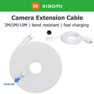 Xiaomi IP CCTV Security Camera Extension Cord Cable 3M 5M 10M Long Charge Cable Micro USB Charging Cable Andriod 摄像机延长数据线