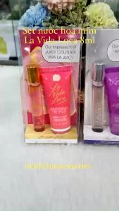 Nước Hoa mini La Vida Loca 8ml - tặng tuýp Body Lotion 25ml [Bộ quà tặng]
