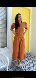 ชุดเซ็ต เสื้อคอกลมแขนบอลลูน สินค้าพร้อมส่ง