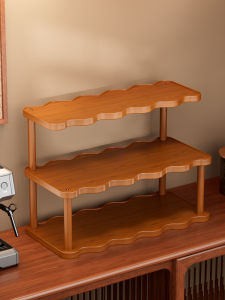 Desktop Cup Organizer Rack Table Surface Small Shelf Tea Cup Water Cup Holder Entrance Coffee Cup Display Stand Multi-layer Storage Shelf