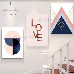 3pcs SINTRA BOARD GEOMETRIC MINIMALIST WALL DECOR AFFORDABLE FRAMES