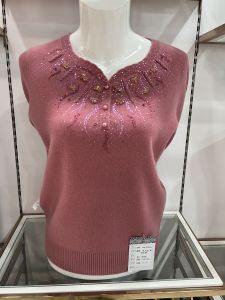 Erdos 100% Pure Wool Knitted Sweater Womens Fashionable Base Layer Bottoming Warm Winter Clothes Middle-Aged Mom Style