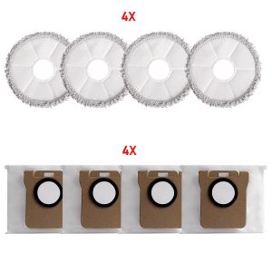 Robot Vacuum Dust Bag Mop Pads Kit For Xiaomi X20Plus X20 Max X10+ For Dreame L10 L20 L30 Ultra For Mijia M30S M40