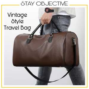 Luxury Leather Travel Bag Sling Shoulder Messenger Business Gym Casual Design Hand Carry Beg Suitcase Luggage 15