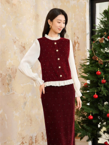 French Velvet Patchwork Knitwear