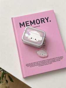 Purple Gradient Puppy Head Airpods4 Case Silicone Soft Shell Apple Bluetooth Earphone Cover Cute Female Style Anti-Fall Protection