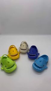 DX-502E Sandal Anak Laki Laki Karakter Ikan Paus Baby Shark / Sandal Selop Anak Cowok Tali Belakang Merek Dulux Size 20-25