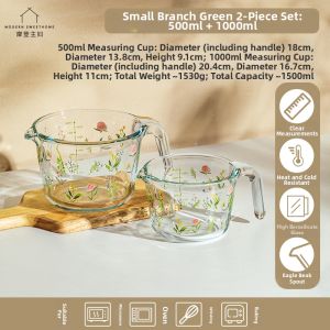 MODERN SWEETHOME | Heat-Resistant Glass Measuring Cup With Scale