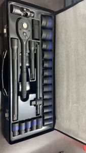 OPTIMUS 24PCS 1/2 INCH DR SOCKET WRENCH SET - Chrome Vanadium Steel - Automotive & Mechanical Repair - Rotary Ratchet - Direct from Malaysia