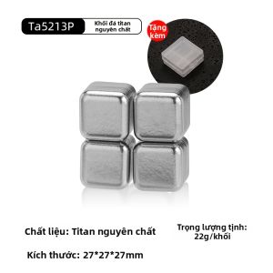 Tiartisan | Đá Whiskey Titanium Làm Lạnh Nhanh