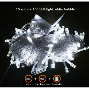 Protree LED Christmas Lights100 LED 10M String Indoor Outdoor Party Light Decor Lighting home light