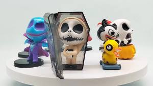 Bandai | Anime The Nightmare Before Christmas Jack Blind Box Figures Sally Cosbi Collectible Figurine Doll Child Halloween Birthday Gift