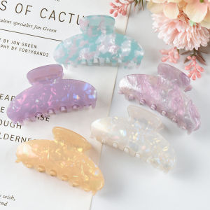 Sybil Stylish Medium Hair Claw Clip Womens Fashion Accessory Korean Japanese Style Lightweight Luxury Hair Gripper