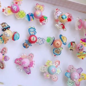 [SG] Princess Car Sanrio Theme Children Fidgeting Spinning Ring Accessories Fidget Jewellery Ready Stock