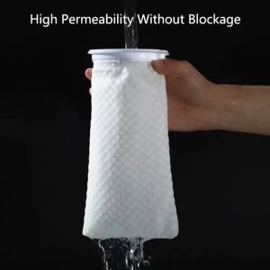 Tất Lọc Bể Cá Bể San Hô Gọng Tròn Đa Năng Túi Lọc Sạch Cặn Cho Bể Cá Cảnh Túi Lưới Lọc Chống Tràn