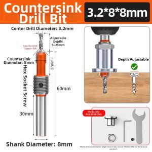 LASH | Step Drill Bit and Screw Hole Opener Woodworking