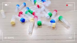 Ống Nghiệm Nhựa Lọ Nhỏ 10ml-1ml Hộp Đựng Mẫu Có Nắp Vặn Chất Liệu PP Trong Suốt Dụng Cụ Văn Phòng Phẩm Trường Học Dùng Đựng Bột.